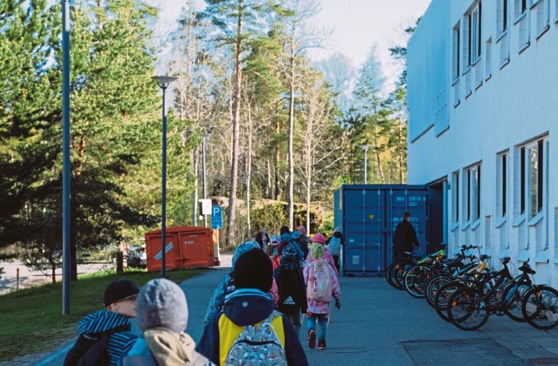 Murid masuk sekolah pada pagi hari di Finlandia(ist)