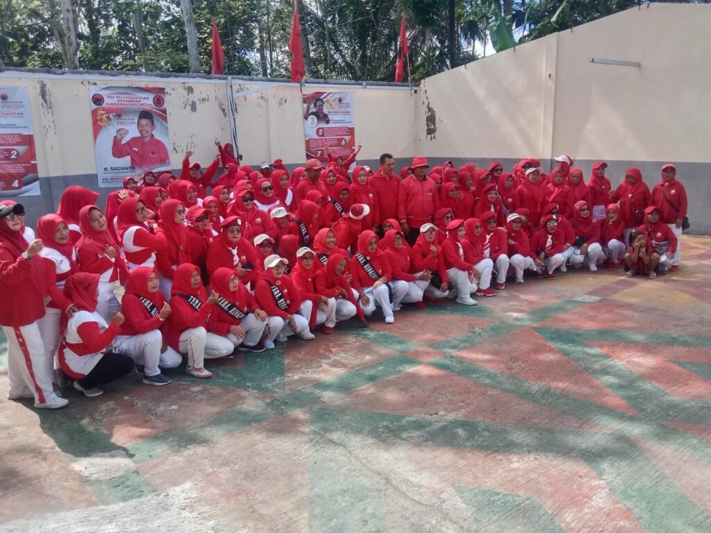 Gaes !!! Biar Sehat PAC PDI-P Sumawe Gelar Senam Sicita