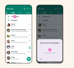 Gaes !!! Anti kena Intip, WhatsApp rilis Chat Lock