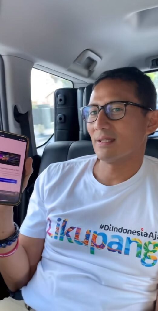 Gaes !!! Pak Menteri Sandiaga Uno Mengaku Belum Dapat Tiket Coldplay