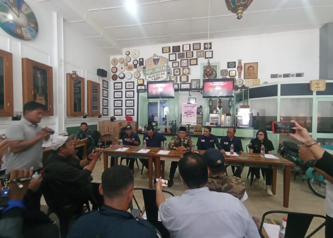 Wali Kota Malang Sutiaji memberikan keterangan terkait penyelenggaraan Malang 109, di Kota Malang.(suaragong)