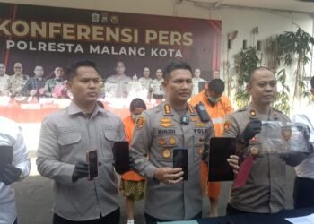 Pers konferen Polresta Malang kota (suaragong)