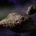 ilustrasi asteroid justitia (earth sky)