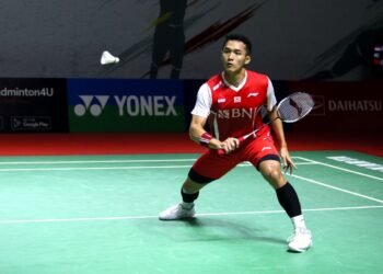 Jonatan Christie, memastikan tiket ke perempat final di ajang Indonesia Open 2023. Jojo, telah mengalahkan Toma Junior Popov.