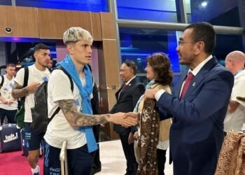 Timnas Argentina, telah sampai di Indonesia hari ini, Sabtu (17/6/2023). Juara Dunia 2022 ini datang tanpa kehadiran Lionel Messi.