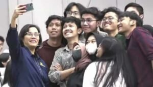 Gaes !!! Begini Serunya Kuliah Umum Ekonomi UI dengan Pemateri Sri Mulyani