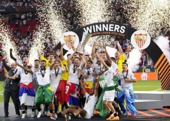 Sevilla juara Liga Europa 2022/2023 (foto: AP Photo/Petr David Josek)