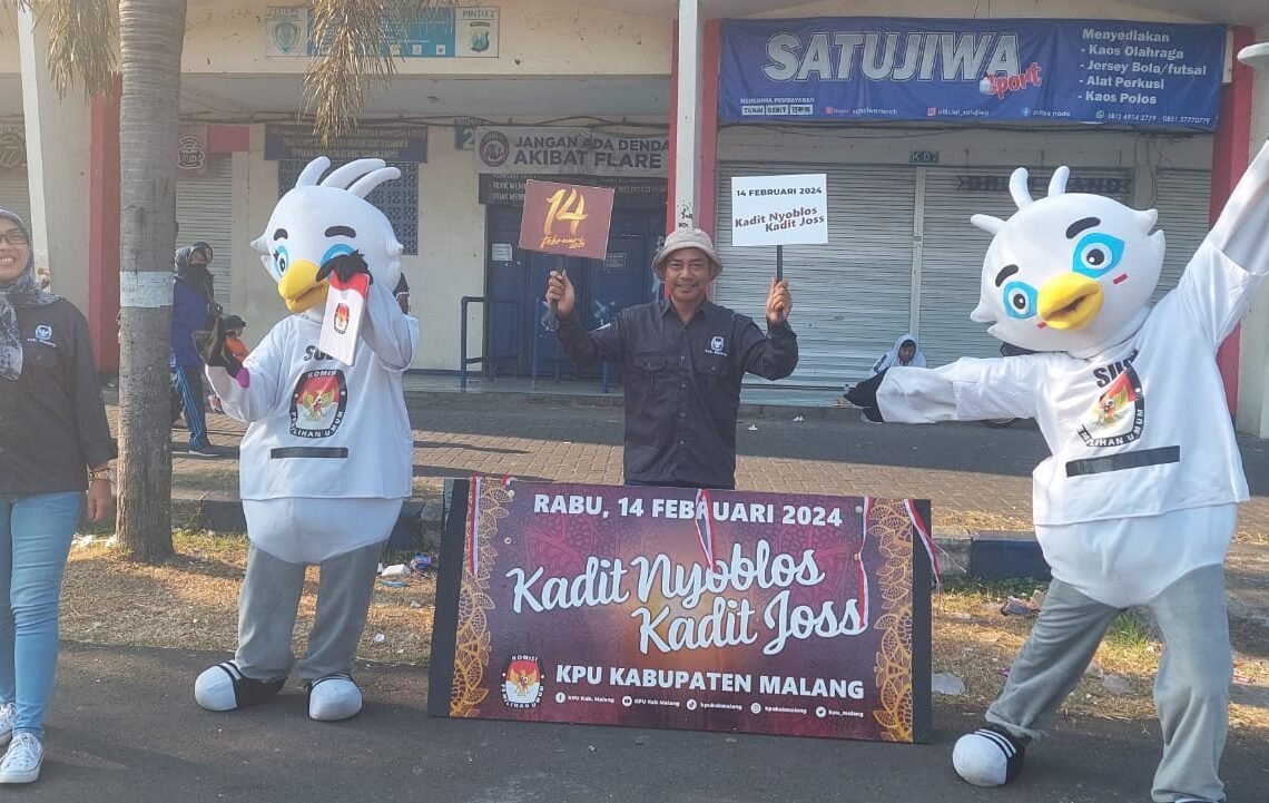 Sosialisasi KPU Kabupaten Malang di Stadion Kanjuruhan (ist)