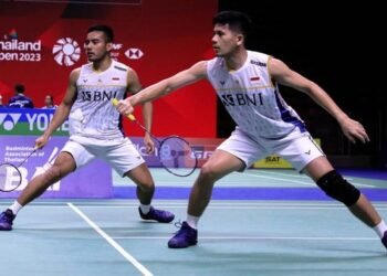 Pram/Yere lolos ke Semifinal Indonesia Open 2023 (foto: PBSI)