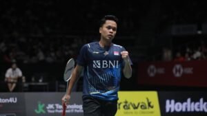Gaes!!! Capaian Terbaik Sejak 2015, Ginting Tembus Semifinal Indonesia Open 2023