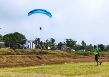 Peserta Balayang Cup tengah landing di Jalibar  (ist)