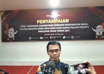 Komisioner Divisi Teknis Penyelenggaraan Pemilu KPU Kota Batu, Erfanudin. (ist)