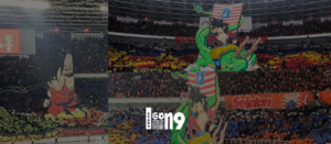 Gaes !!! Koreografi Goku Dragon Ball Warnai Pertandingan Persija Vs Persebaya