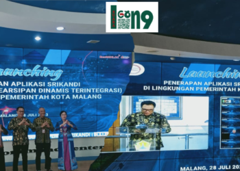 Launching penerapan aplikasi Srikandi dilingkungan Pemkot Malang, sebagai wujud penyelenggaraan kearsipan berbasis teknologi.