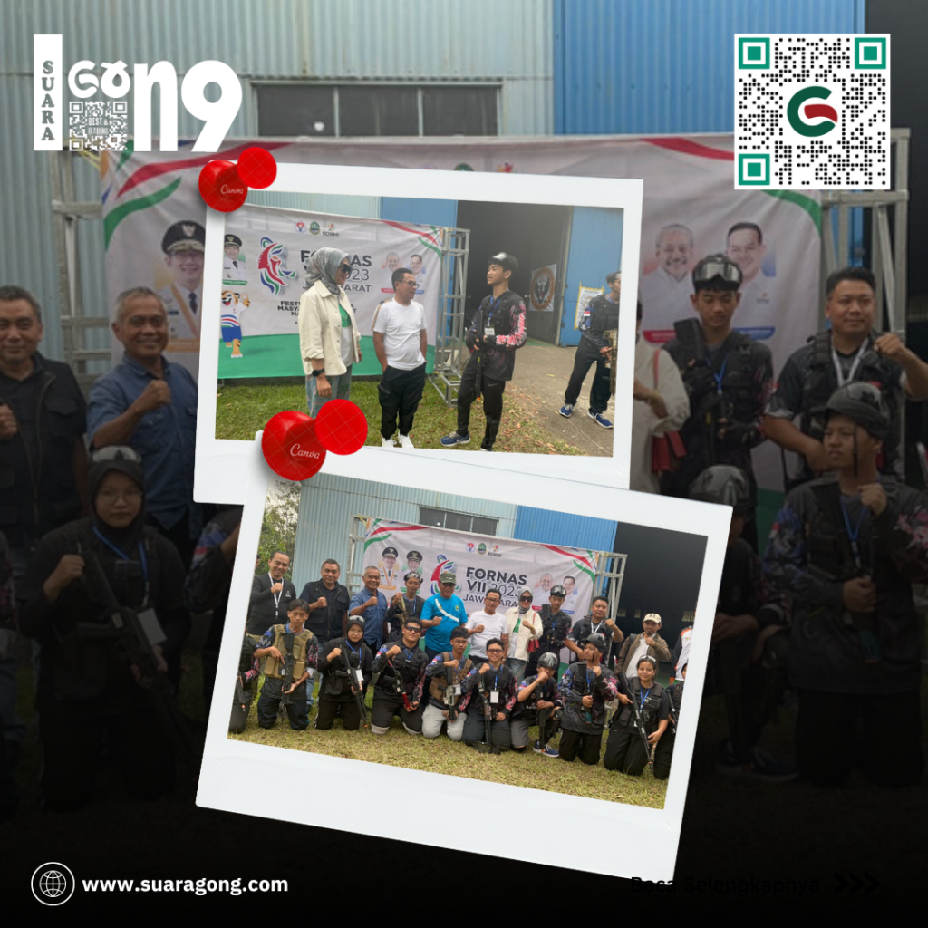 Walikota Malang, Drs. H. Sutiaji, meninjau langsung kontingen Kota Malang yang berlaga dalam ajang FORNAS VII 2023 di Jawa Barat.