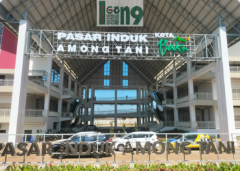 Pasar Induk Among Tani siap ditempati pedagang. (ist)