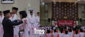 Gaes !!! Pj Wali Kota Batu Lantik 70 Paskibraka, Jangan Kecewakan Orang Tua Ya!