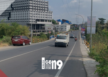 Kondisi jembatan Tunggulmas, Kota Malang mampu mengurai kemacetan arus lalu lintas di Kawasan Dinoyo. ( ist)