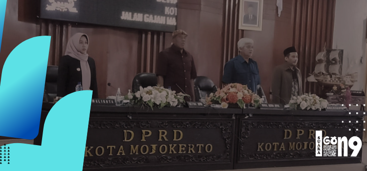 Wali Kota, Ketua DPRD  dan Wakil Ketua DPRD menghadiri  Rapat Paripurna di ruang rapat gedung DPRD Kota Mojokerto. (ist)