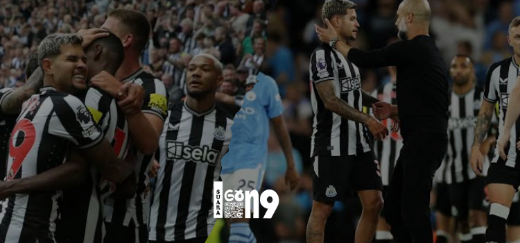 Babak 16 besar Piala Liga Inggris, kejutan terjadi saat tim kuda hitam Newcastle United menyingkirkan Manchester City.