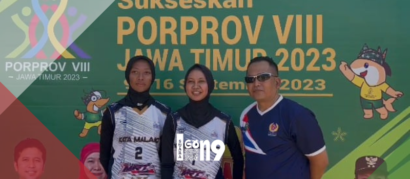 Meski Kota Malang tak memiliki pantai, namun tim Bola Voli Pantai Kota Malang berhasil mengukir sejarah baru dengan meraih medali emas.