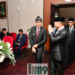Pj Walikota Batu Aries Agung Paewai menghadiri rapat paripurna anggota DPRD Kota Batu menyambut HUT ke 22 Kota Batu