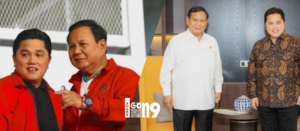 Gaes !!! Wacana Prabowo Gandeng Erick Thohir sebagai Cawapres Semakin Menguat