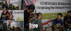 Gaes !!! Mensyukuri Putusan MK, Pemuda di Kabupaten Malang Cukur Gundul Ada Apa Ya?