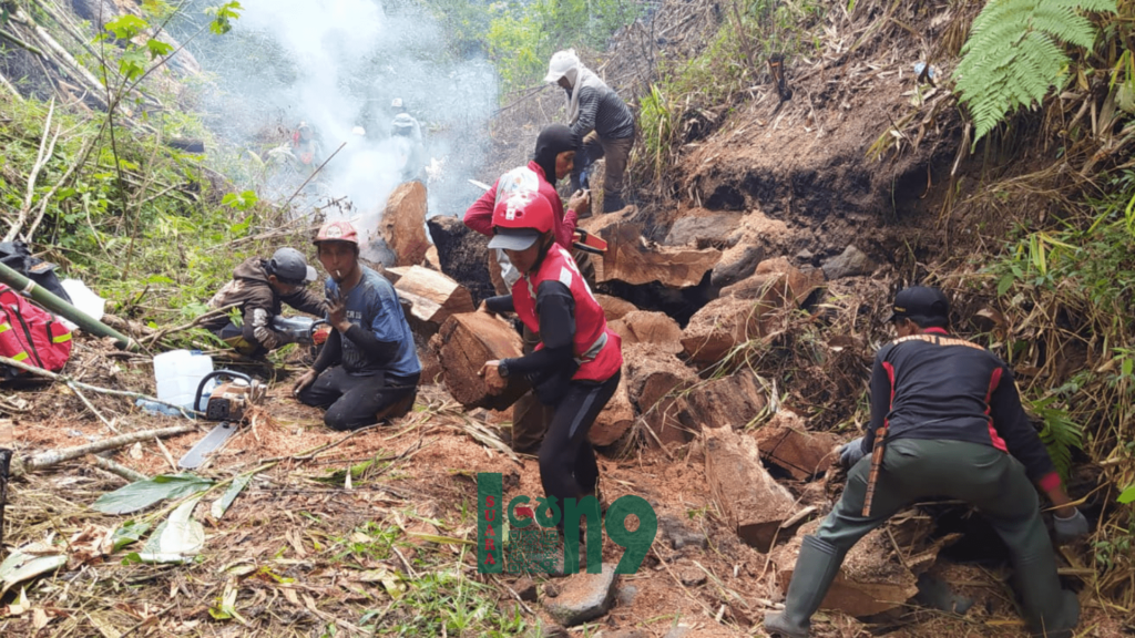 Gaes !!! Cegah Bencana Banjir, Tiga Pekan Bersihkan Bendungan Alam Pusung Lading