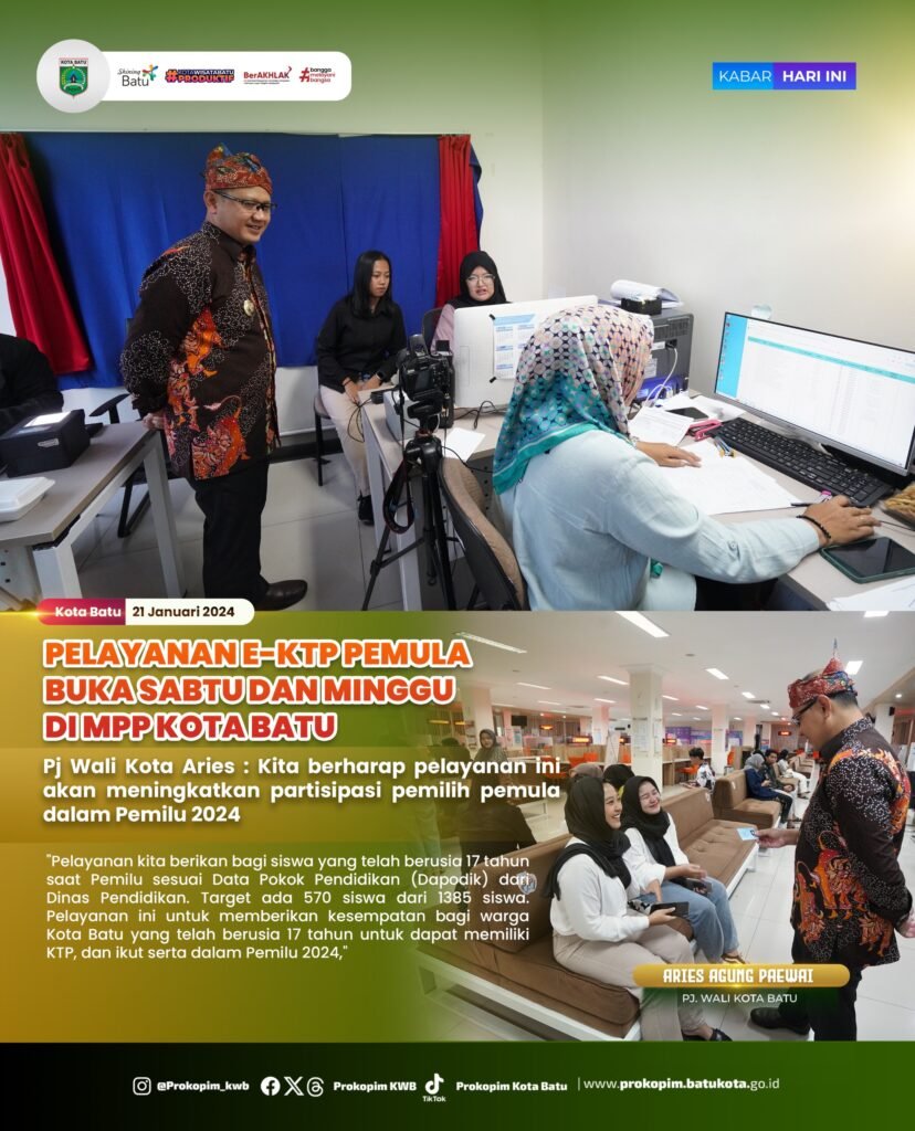 Gaes !!! Asyik, Kini Dispendukcapil Buka Pelayanan Sabtu Minggu