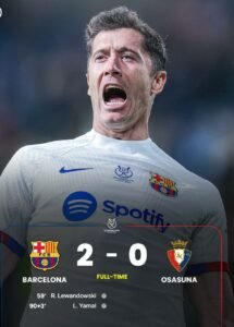 Gaes!! Bekuk Osasuna 2-0, Barcelona Tantang Real Madrid di Final