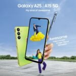  Galaxy A15 series dalam dua varian Smartphone dengan desain dan warna yang memukau, yaitu Galaxy A15  dan Galaxy A15 5G.
