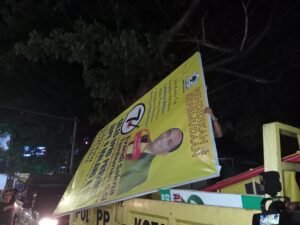 Gaes !!! Bawaslu Kota Malang Tertibkan 2.481 APK Karena Langgar PKPU