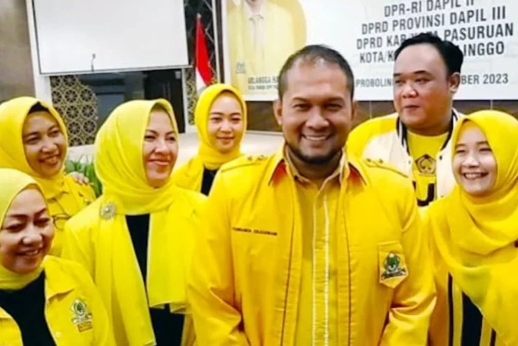 Ft: Ketua Partai Golkar Kota Probolinggo Fernanda Zulkarnain menyebutkan perolehan suara dan kursi sesuai target.