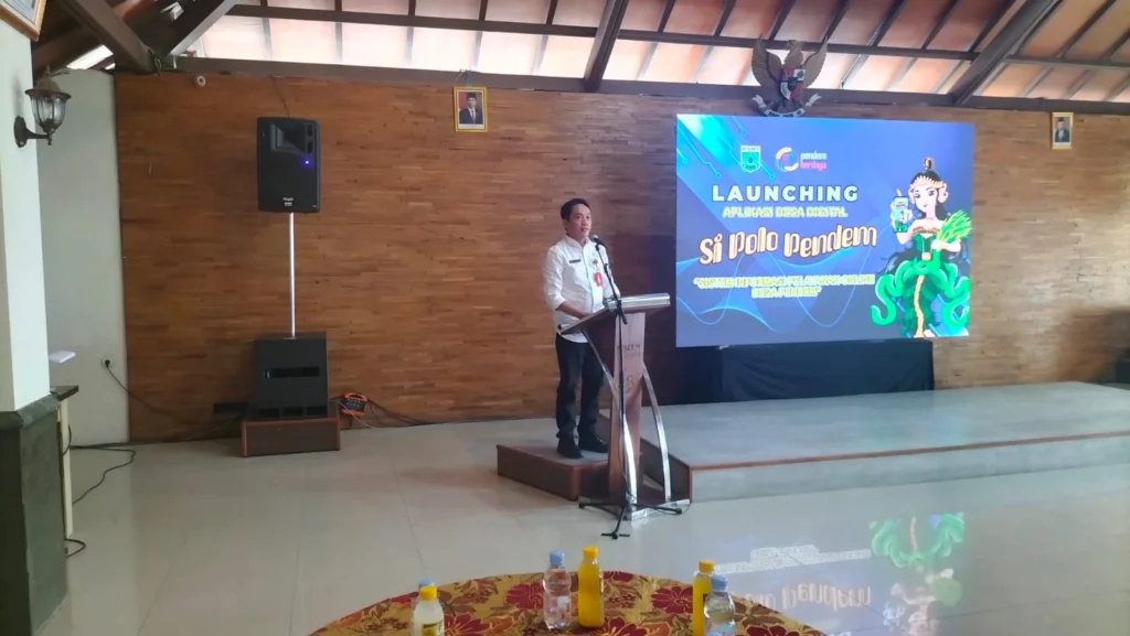 Pemerintah Desa Pendem, Kecamatan Junrejo Kota Batu, memperkenalkan aplikasi Si Polo Pendem.