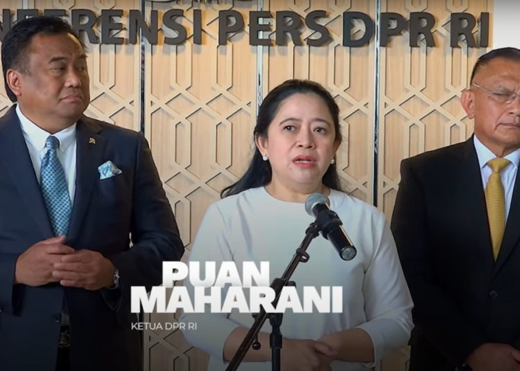 FT. Konferensi Pers DPR RI/Puan Maharani Ketua DPR RI/Akun Resmi DPR RI