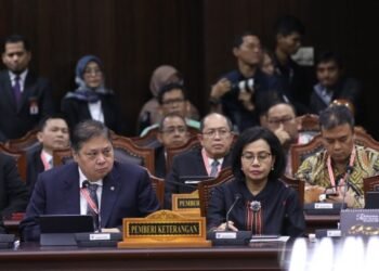 4 MENTERI HADRI PADA SIDANG PERSELISIHAN HASIL PEMILU TERKAIT BANSOS