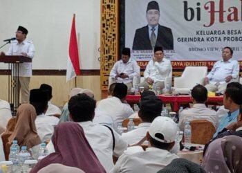 Teks Foto : Penegasan Ketua DPD Partai Gerindra Jawa Timur Anwar Sadad soal