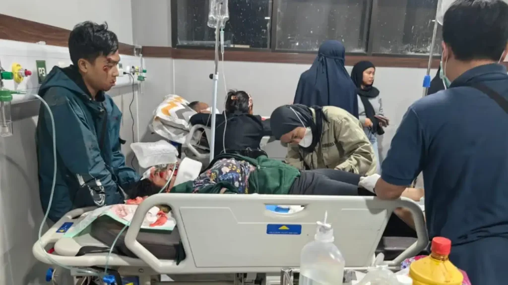 Gaes !!! Pengantin Baru Kecelakaan di Klemuk Songgoriti