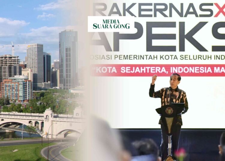 FT : Presiden Jokowi hadir pada peresmian pembukaan Rakernas, Asosiasi Pemerintah Kota Seluruh Indonesia (APEKSI) XVII Tahun 2024, Bahas Rancangan Kota Masa Depan/sc : Kominfo