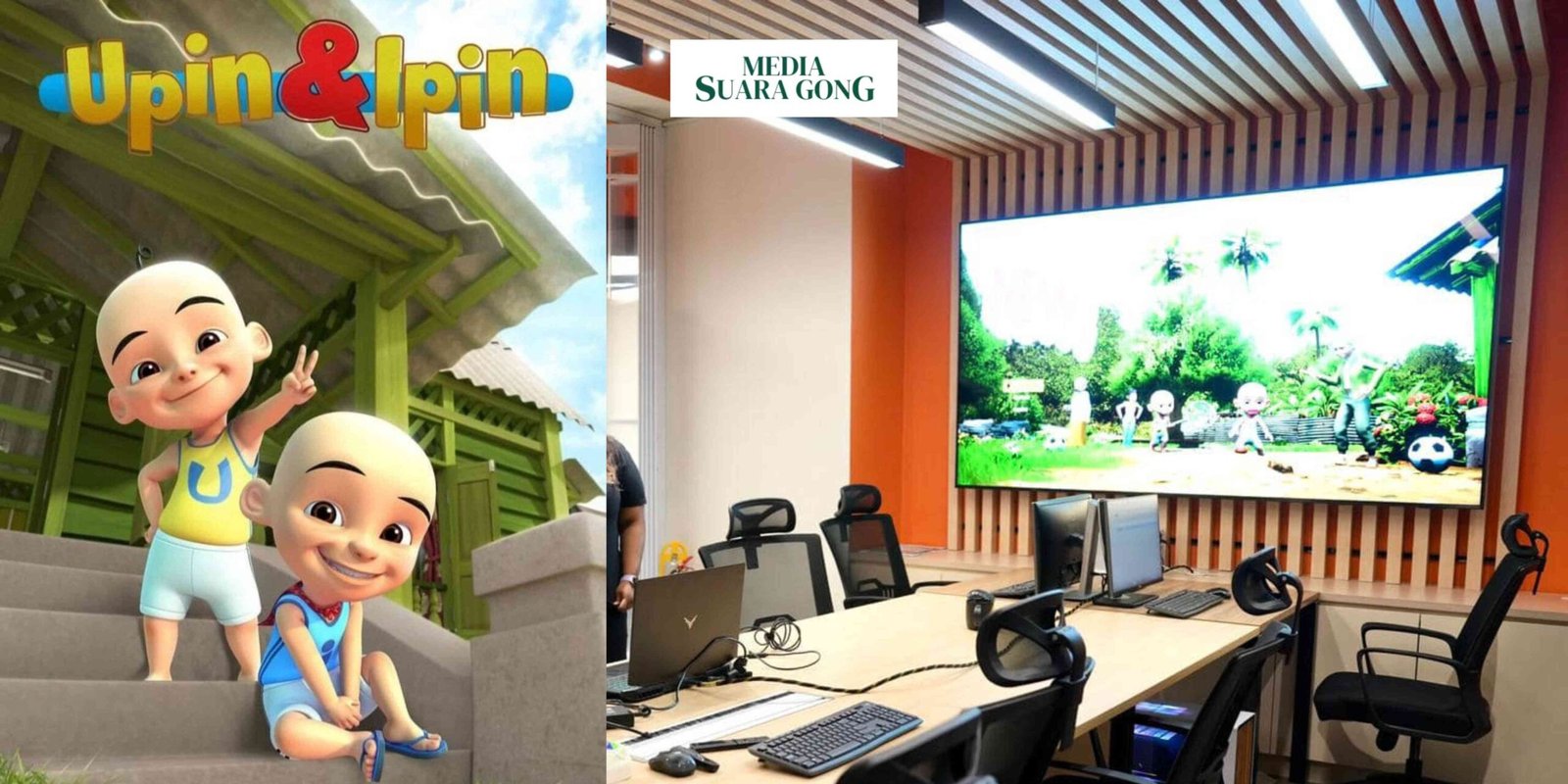 FT : Serial Televisi Upin dan Ipin diadaptasi menjadi Game/sc : Postingan FB/Burhanuddin Md Radzi