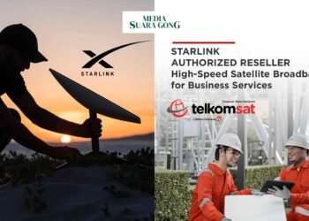 FT : Telkomsat dan Starlink bekerjasama/sc : Instagram Telkomsat/Dsn : Aye