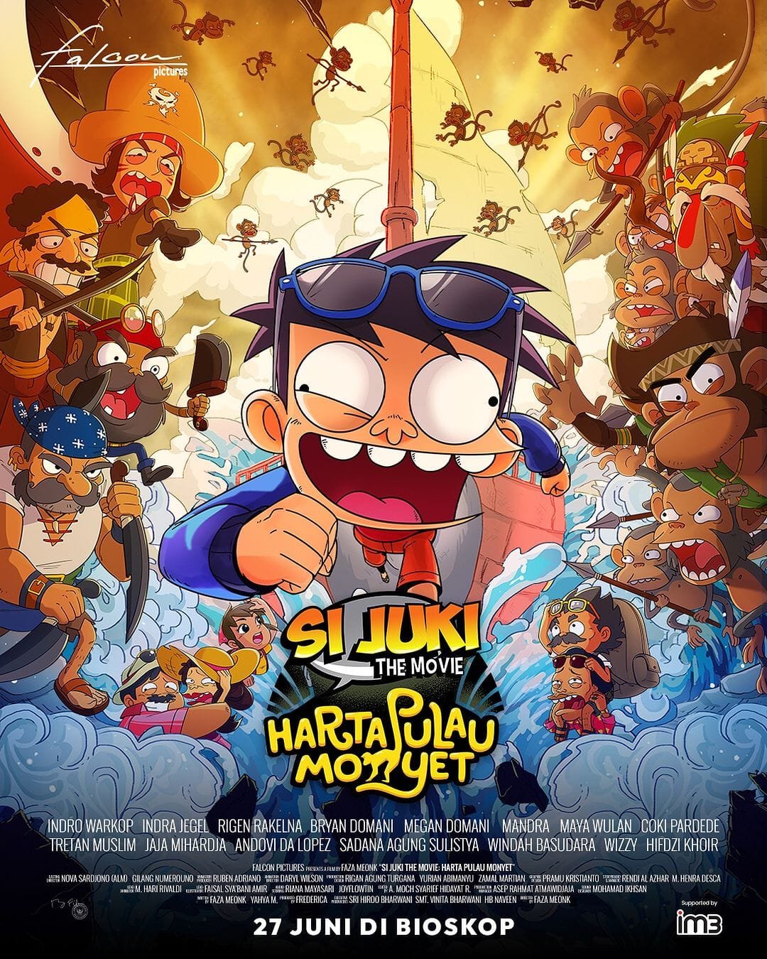 Poster Film Si Juki Harta Pulau Monyet yang Di Rilis Falcon Pictures/sc : Instagram