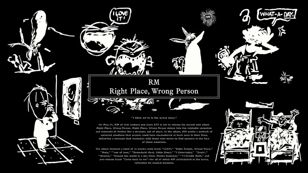 Album Right Place Wrong Person RM BTS /sc : bighit.com/
