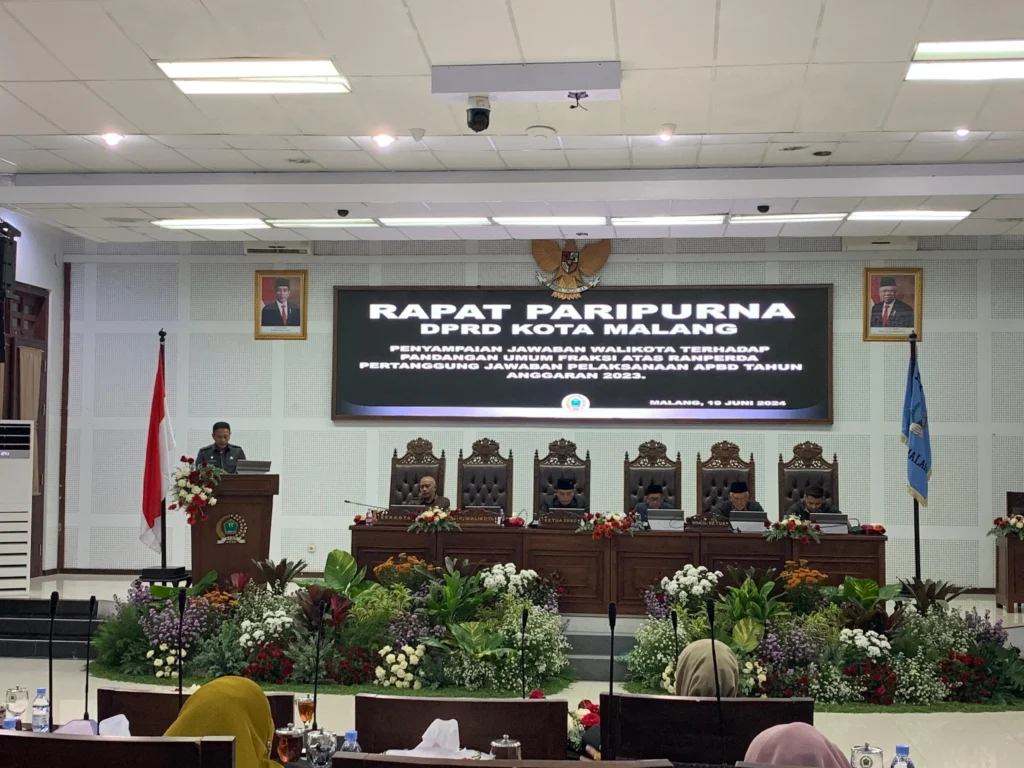 Gaes !!! Rapat Paripurna DPRD Kota Malang Wahyu Hidayat Kritik Dinsos