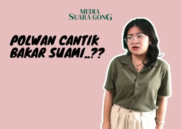 Polwan Cantik Bakar Suami (Media Suaragong)