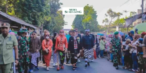 Gaes !!! Bupati Jember Ikut Kirab Budaya di Desa Puger Kulon