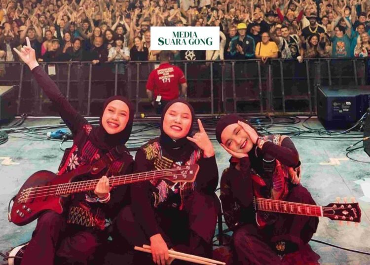 FT : Voice Of Baceprot diundnag untuk menjadi Penampil utama di Festival Glastonbury/sc : Instagram VOB/ds : Aye