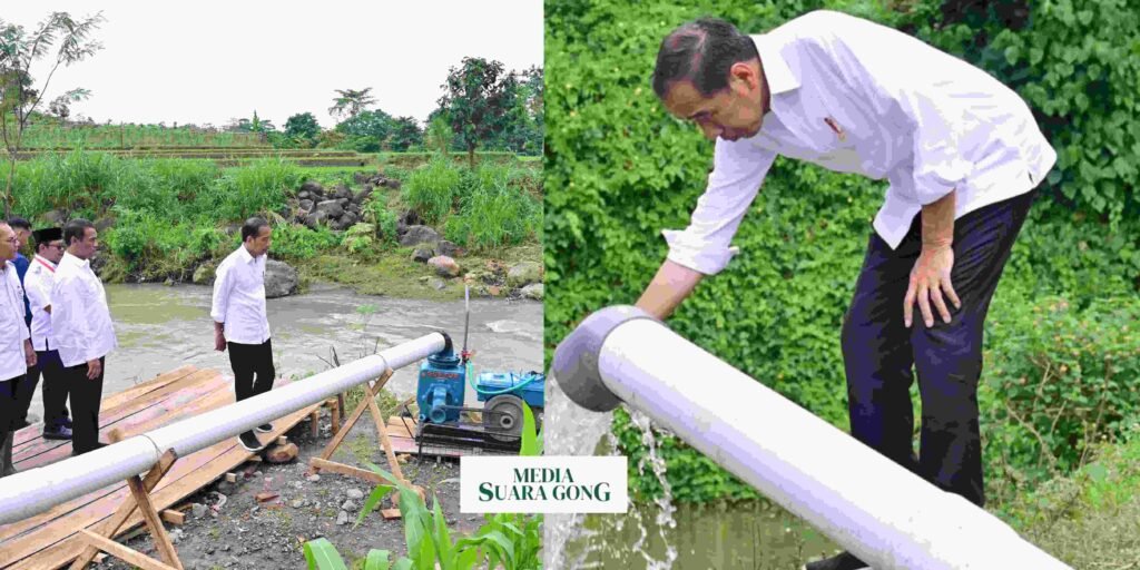 FT : Presiden Jokowi dan Menteri Pertanian Optimis Produksi Beras Nasional Meningkat/Pompanisasi di Bantaeng/sc : Kementan_Setnag/ds : Aye