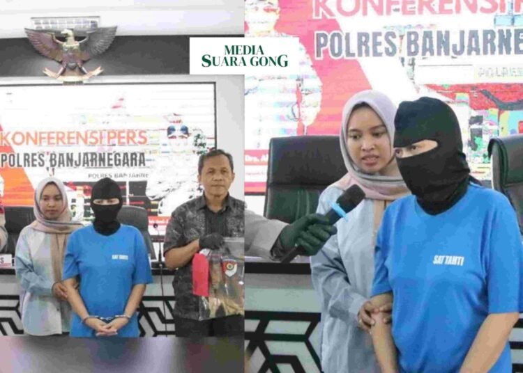 FT : Seorang Ibu dari Banjarnegara Tega membunuh bayinya sendiri hasil dari hubungan gelap dengan tetangga/sc : HMS_Pol_Media/ds : Aye